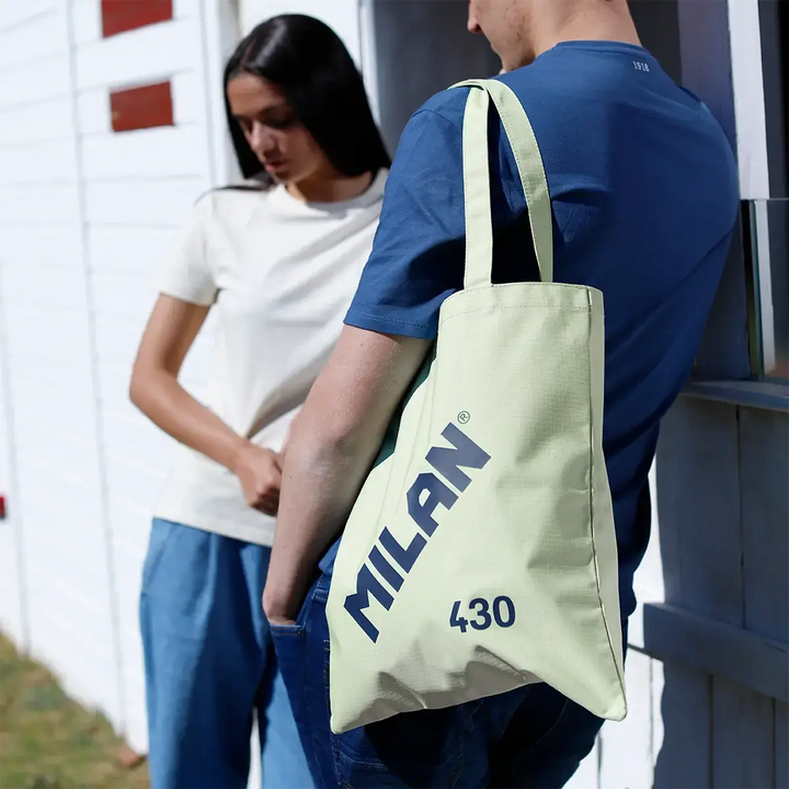 MILAN 430 - Bolsa Multiusos Tote Bag Colección 1918 Medida 41 x 38 cm. Verde