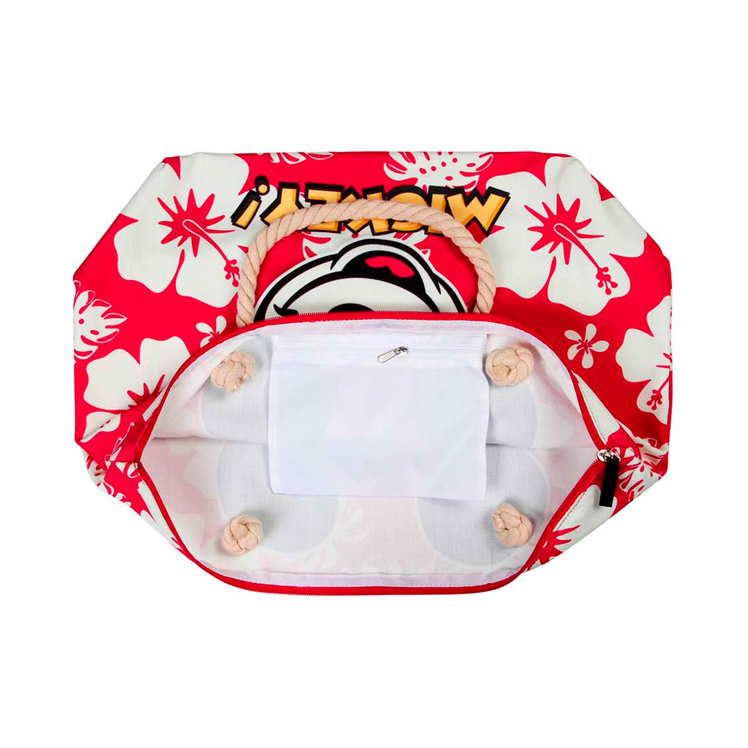 KARACTERMANIA - Bolsa de Playa Soleil con Neceser de Regalo. Mickey Mouse Hawaii