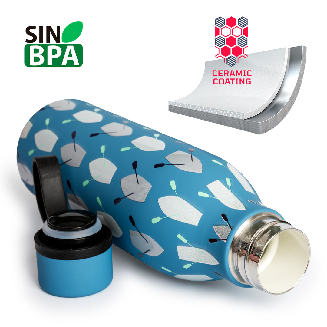 Grafoplas BitsBobs  - Botella Térmica Reutilizable de 0.55L con Interior Cerámico