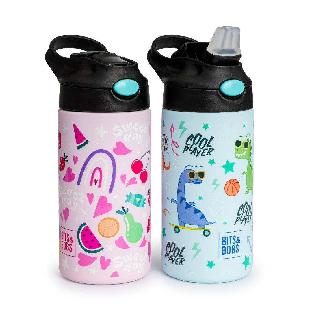 Grafoplas Kids - Botella Térmica Reutilizable de 0.38L Acero con Interior Cerámico