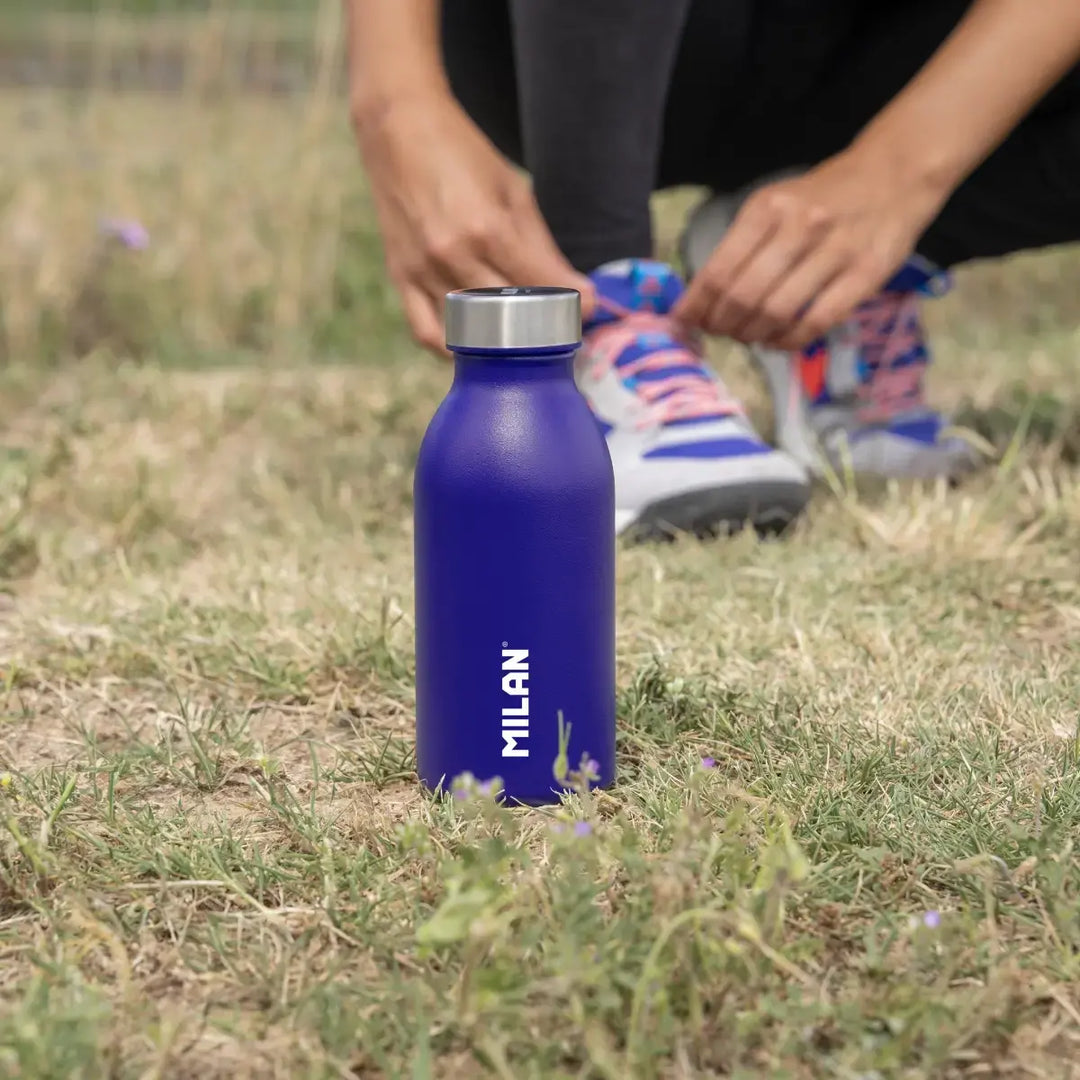 MILAN Acid - Botella Térmica Reutilizable 0.35L en Acero Inoxidable. Azul