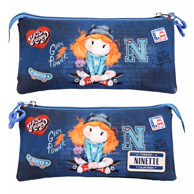 Estuche Stitch Estuche Escolar Triple Portatodo con 2 Cremalleras Color  Azul Lilo y Stitch