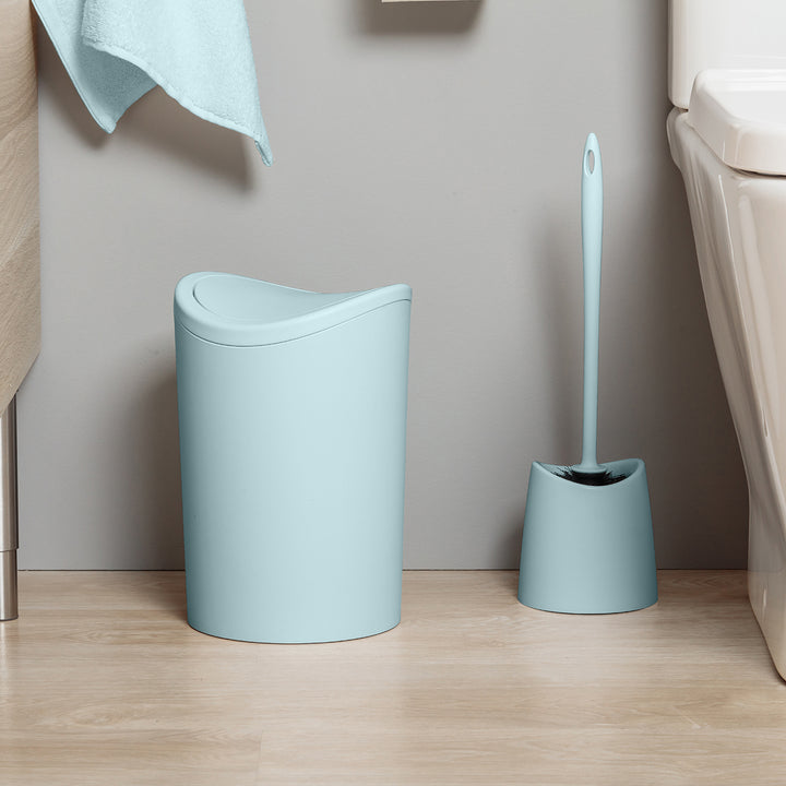 TATAY Standard - Escobilla de Baño en Plástico de Cerdas Negras con Soporte.