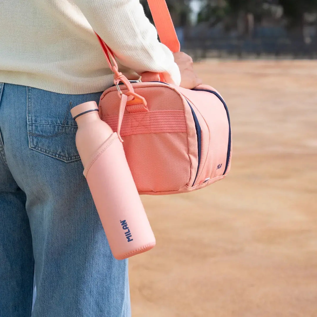 MILAN 1918 - Funda Protectora de Neopreno para Botella Isotérmica de 0.59L Rosa