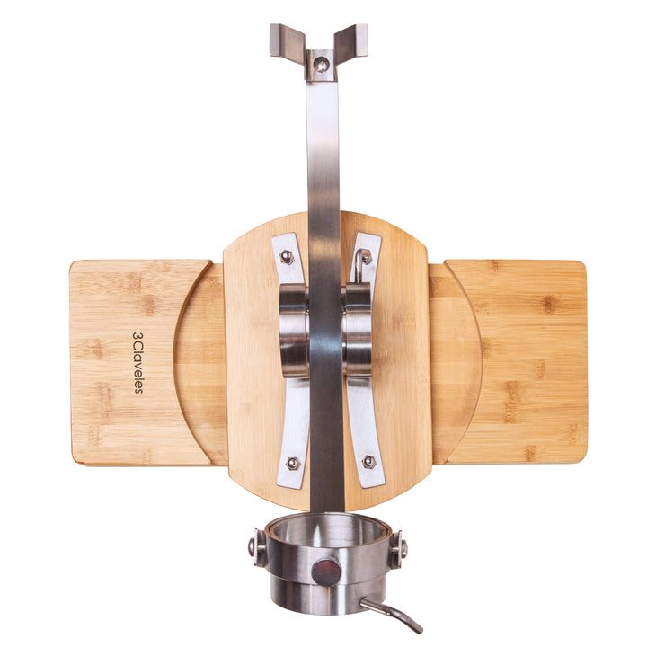 3 Claveles 01742 - Soporte Jamonero Basculante 360º con Cabezal Giratorio y KIT EVO