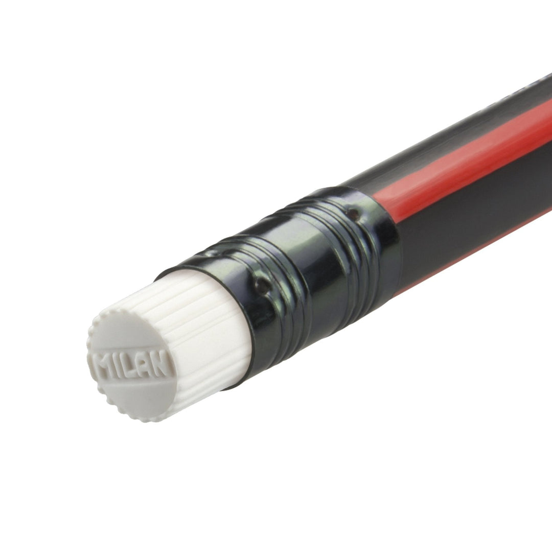 MILAN - Caja 12 Lápices de Grafito HB Triangulares con Goma