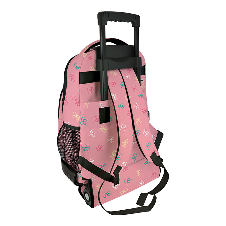 Grafoplás Design - Mochila Escolar 3 Cremalleras y Carrito Integrado. Acolchada. Mafalda Baby Cart