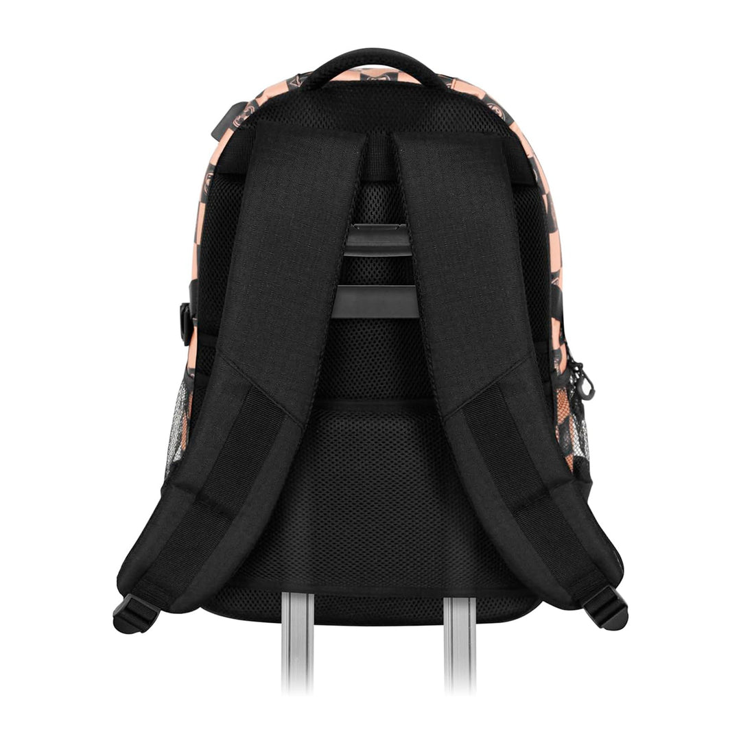 ONE PIECE Chess - Mochila Escolar Impermeable Running Plus para Portatil y USB. Camel