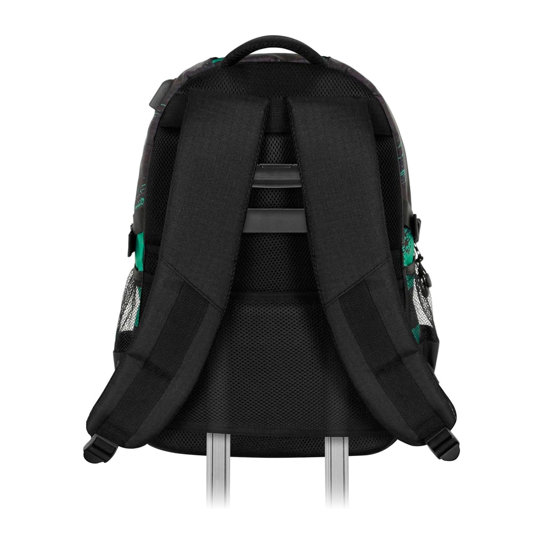 DEMON SLAYER Sutoriku - Mochila Escolar Impermeable Running Plus para Portatil y USB. Verde