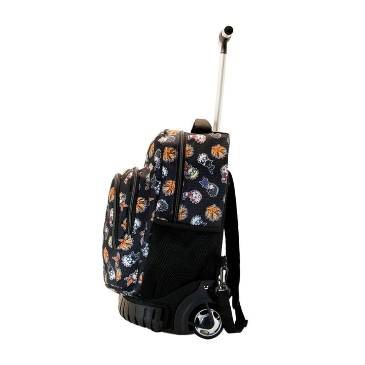 KARACTERMANIA - Naruto Wind Mochila Escolar con Ruedas Trolley GTS FAN