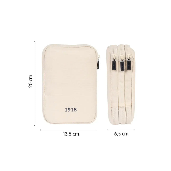 MILAN - Plumier de 3 Pisos con Contenido de 49 Piezas. Colección 430 since 1918. Beige