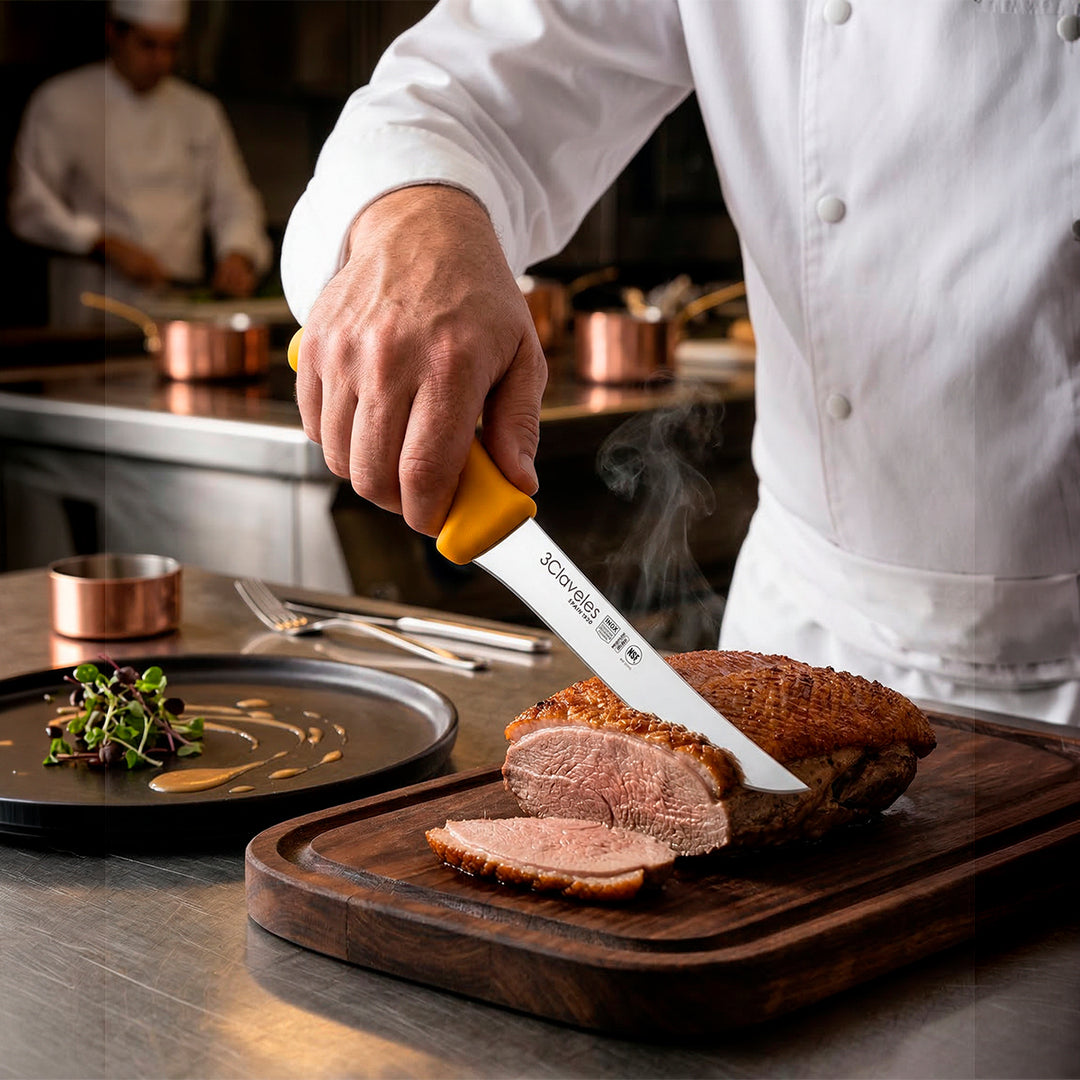 3 Claveles Proflex Max - Cuchillo Profesional Deshuesador Ergonomico NSF