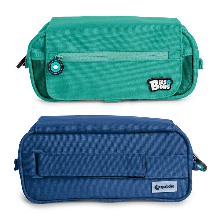 ColePack EcoBB - Estuche Triple de 3 Cremalleras con Material Escolar Incluido. Rosa Soft