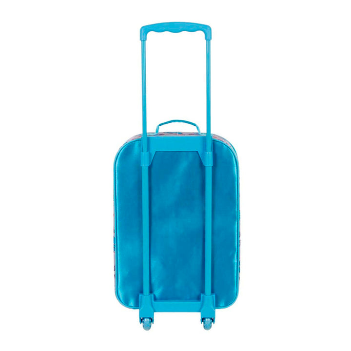 KARACTERMANIA - Maleta Infantil Trolley Soft 3D de 2 Ruedas Disney Lilo y Stitch Adorable