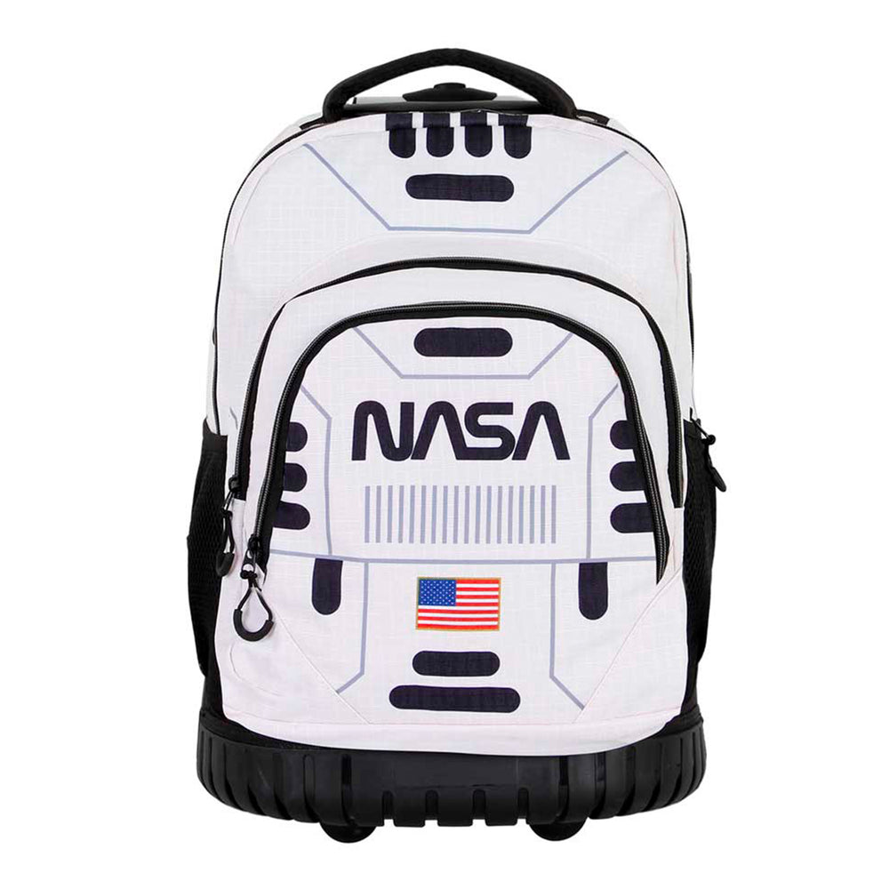 KARACTERMANIA -  NASA Spaceship Mochila Escolar con Ruedas Trolley GTS FAN