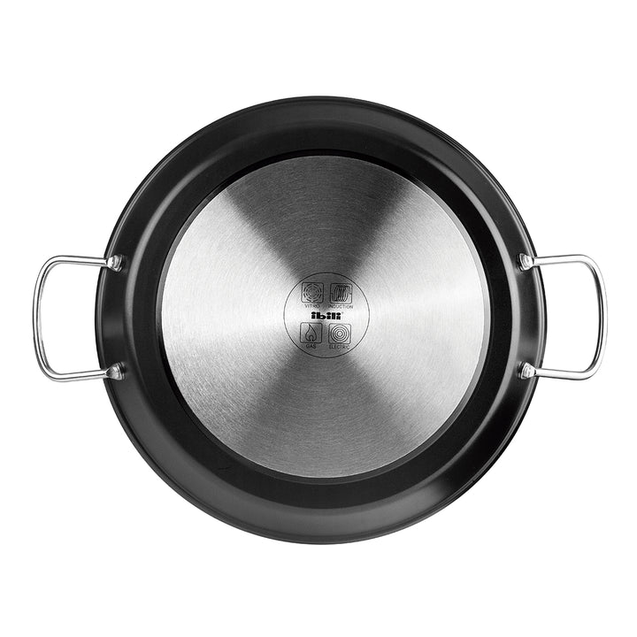 IBILI Quarzo - Paellera Antiadherente Ceramic PPG Fusion Pro Titanium 42 cm Apta Inducción