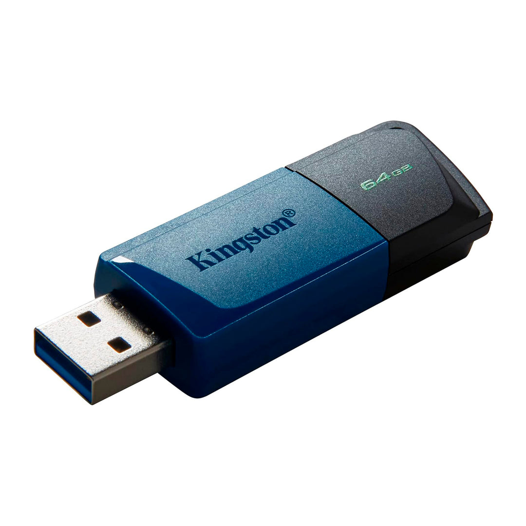 Kingston DTXM - Pack 4 Memorias Flash USB-C 3.2 DataTraveler Exodia M 64GB Azul