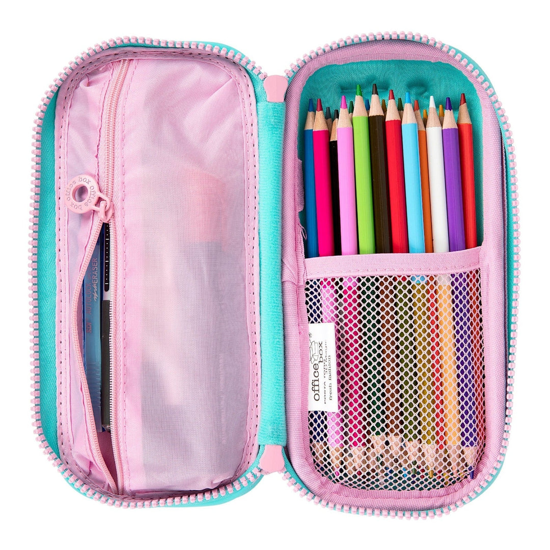 Estuche Doble Cremallera 3D Magic con Cuerpo EVA en Relieve. Modelo Monsters