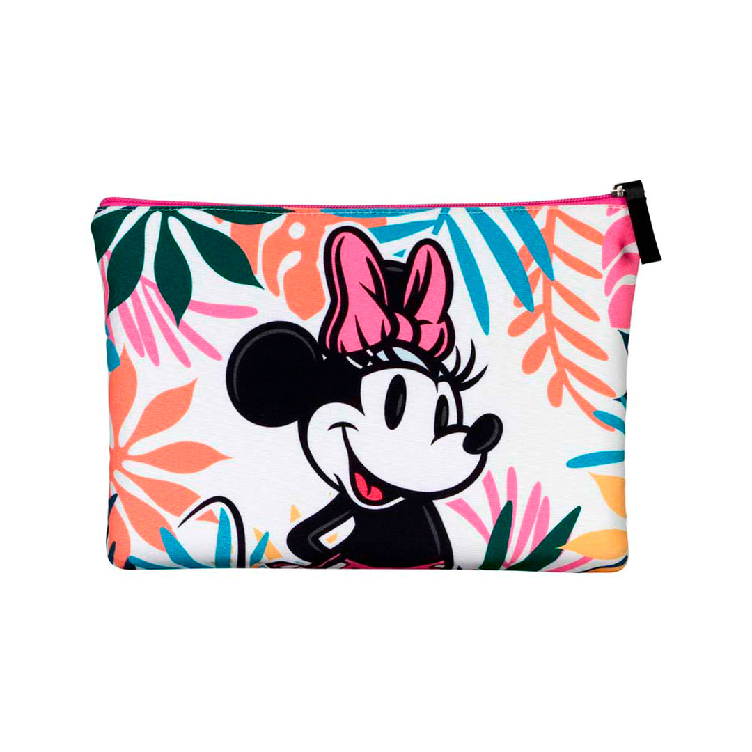 KARACTERMANIA - Bolsa de Playa Soleil con Neceser de Regalo. Minnie Mouse Island