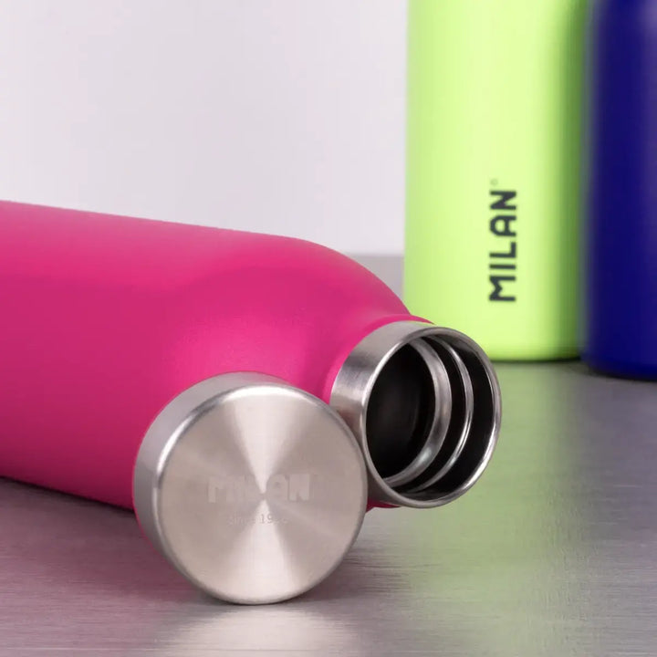MILAN Acid - Botella Térmica Reutilizable 0.6L en Acero Inoxidable. Rosa