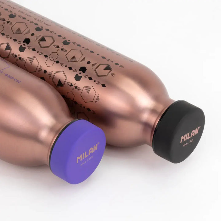 MILAN Copper - Botella Térmica Reutilizable 0.35L en Acero Inoxidable. Lila