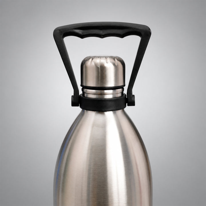 IBILI Classic - Botella Térmica con Asa de 1.6L en Acero Inoxidable de Doble Pared. Satin