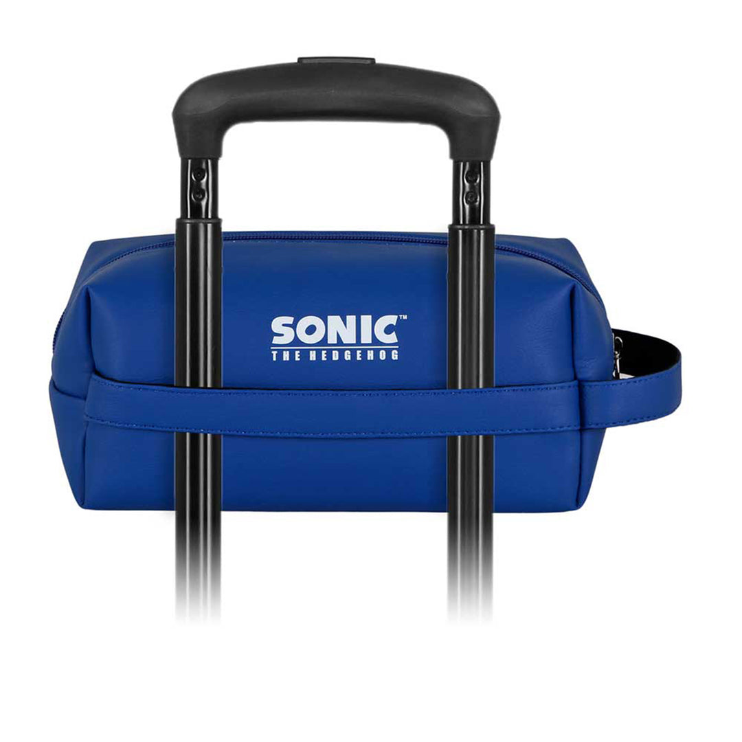 KARACTERMANIA - Nesecer de Viaje y Mochila Brick Plus Sonic The Hedgehog. Azul