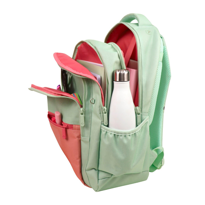 Grafoplás - Mochila Escolar 3 Cremalleras con Divisor Portátil y Adaptable Carrito