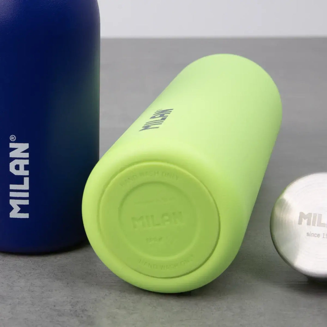 MILAN Acid - Botella Térmica Reutilizable 0.6L en Acero Inoxidable. Amarillo