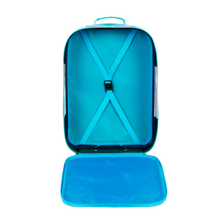 KARACTERMANIA - Maleta Infantil Trolley Soft 3D de 2 Ruedas Disney Lilo y Stitch Adorable