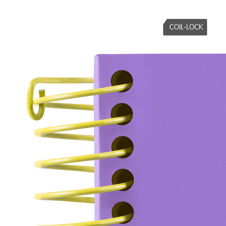 MILAN Sunset - Pack 3 Cuadernos A4 Espiral y Tapa Dura. Papel Pautado 90 Hojas 95gr Turquesa