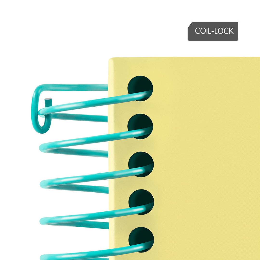 MILAN Sunset - Pack 3 Cuadernos A4 Espiral y Tapa Dura. Papel Pautado 90 Hojas 95gr Rosa