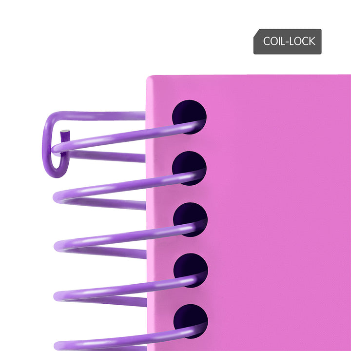 MILAN Sunset - Pack 3 Cuadernos A4 Espiral y Tapa Dura. Papel Pautado 90 Hojas 95gr Amarillo