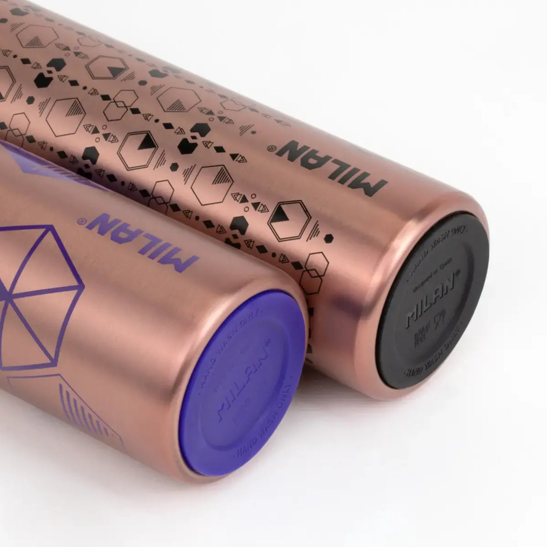 MILAN Copper - Botella Térmica Reutilizable 0.35L en Acero Inoxidable. Lila