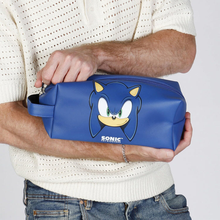 KARACTERMANIA - Nesecer de Viaje y Mochila Brick Plus Sonic The Hedgehog. Azul