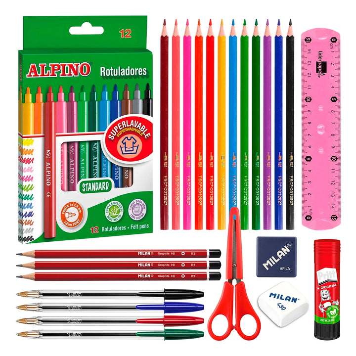 ColePack EcoTrick - Estuche Triple de 3 Cremalleras con Material Escolar. Spiderman Maximum