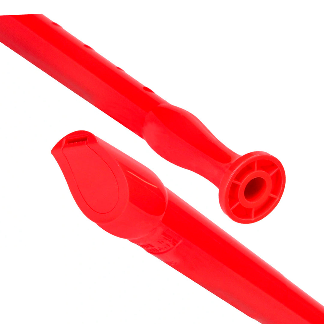 HOHNER Melody - Flauta Escolar Soprano Dulce con Funda y Varilla de Limpieza. Rojo