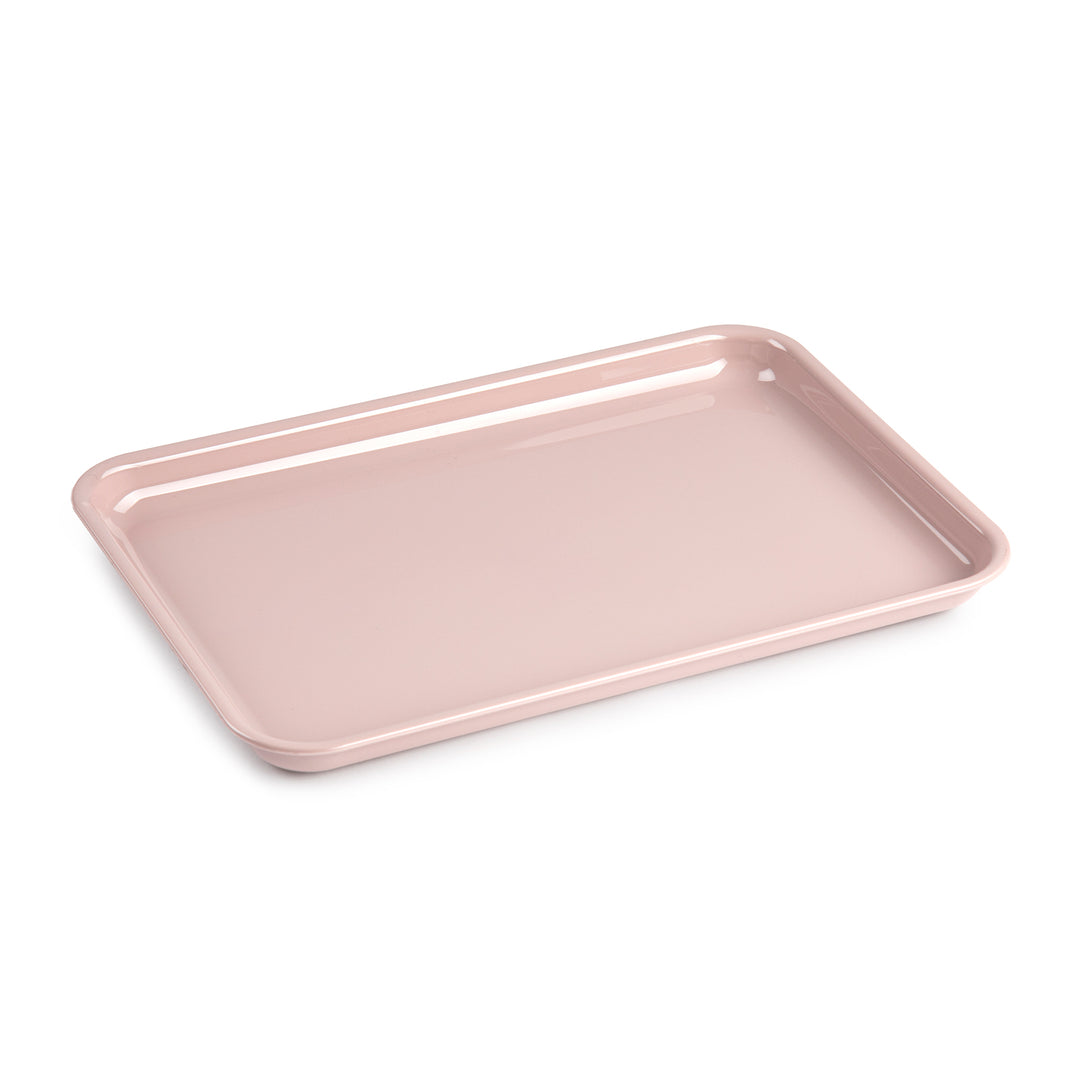 Plastic Forte Edén - Juego de 2 Bandejas de Servicio Nº 3 Rectangulares. Verde