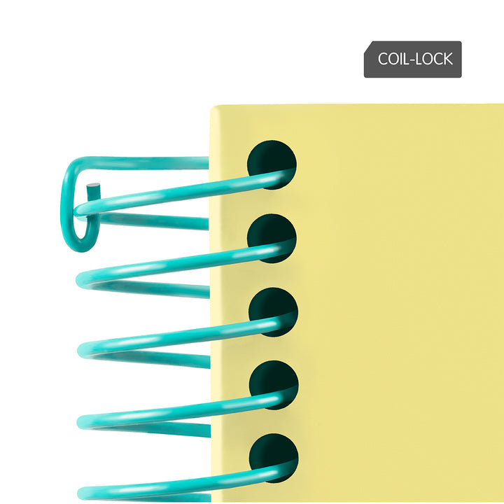 MILAN Sunset - Pack 3 Cuadernos A4 Espiral y Tapa Dura. Papel Cuadriculado 90 Hojas 95gr Rosa