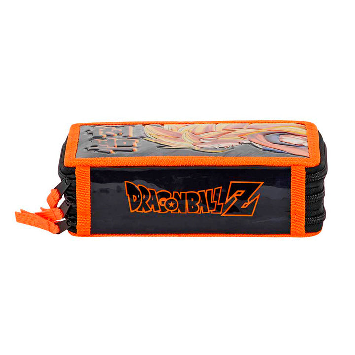 KARACTERMANIA - Estuche Plumier Triple Completo con 44 Piezas. Dragon Ball Warrior