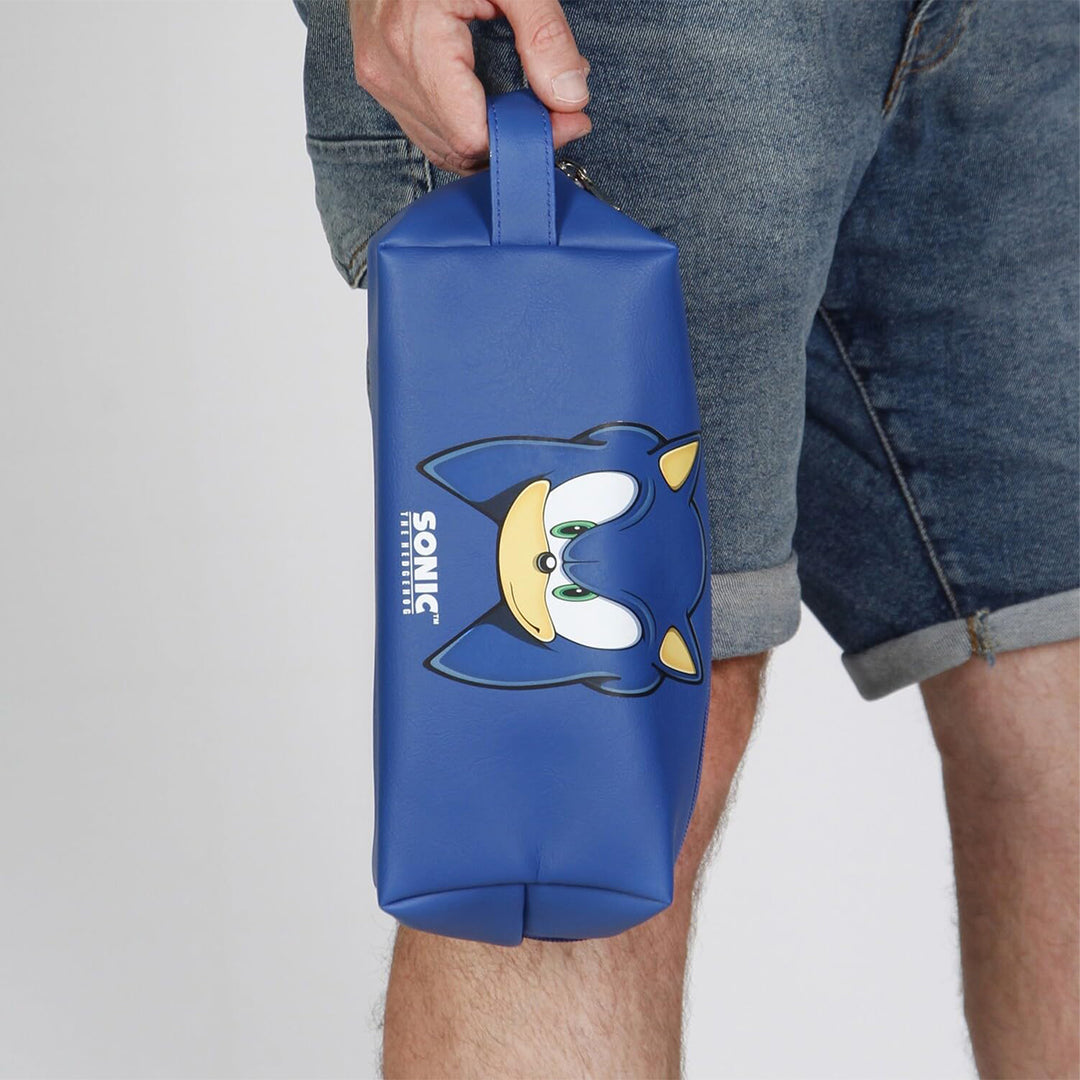 KARACTERMANIA - Nesecer de Viaje y Mochila Brick Plus Sonic The Hedgehog. Azul