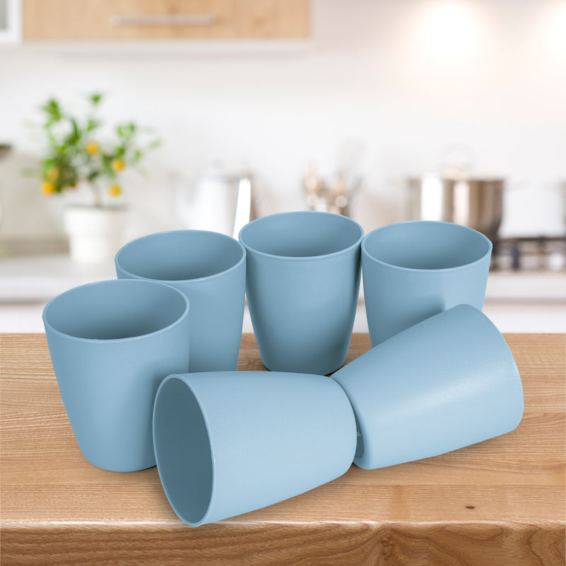 Plastic Forte Classic  - Set de 12 Vasos de Agua de 400 ml Reutilizables. Surtido BAG