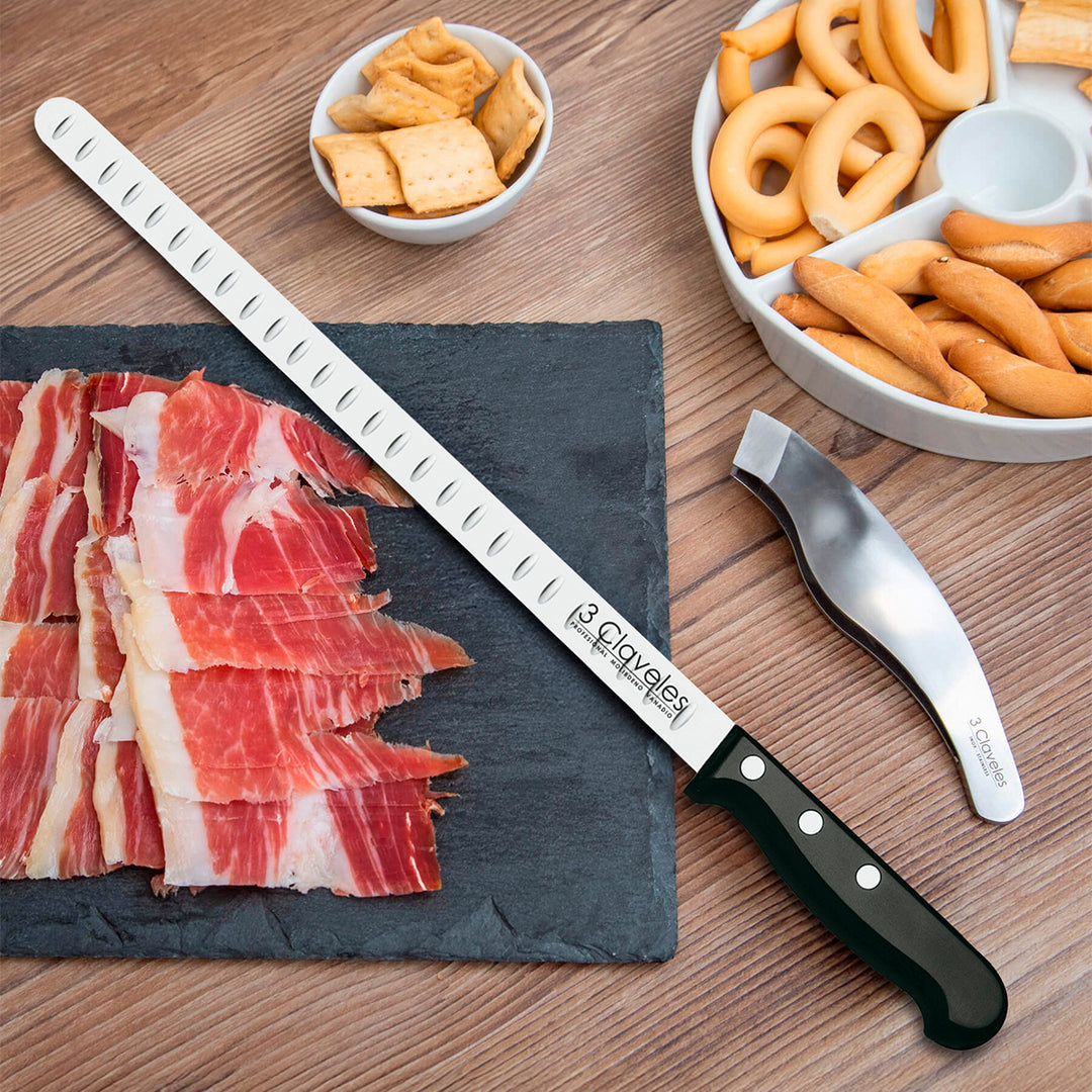 BELLO Gala - Kit Proflex Max de Soporte Jamonero Basculante para Corte de Jamón