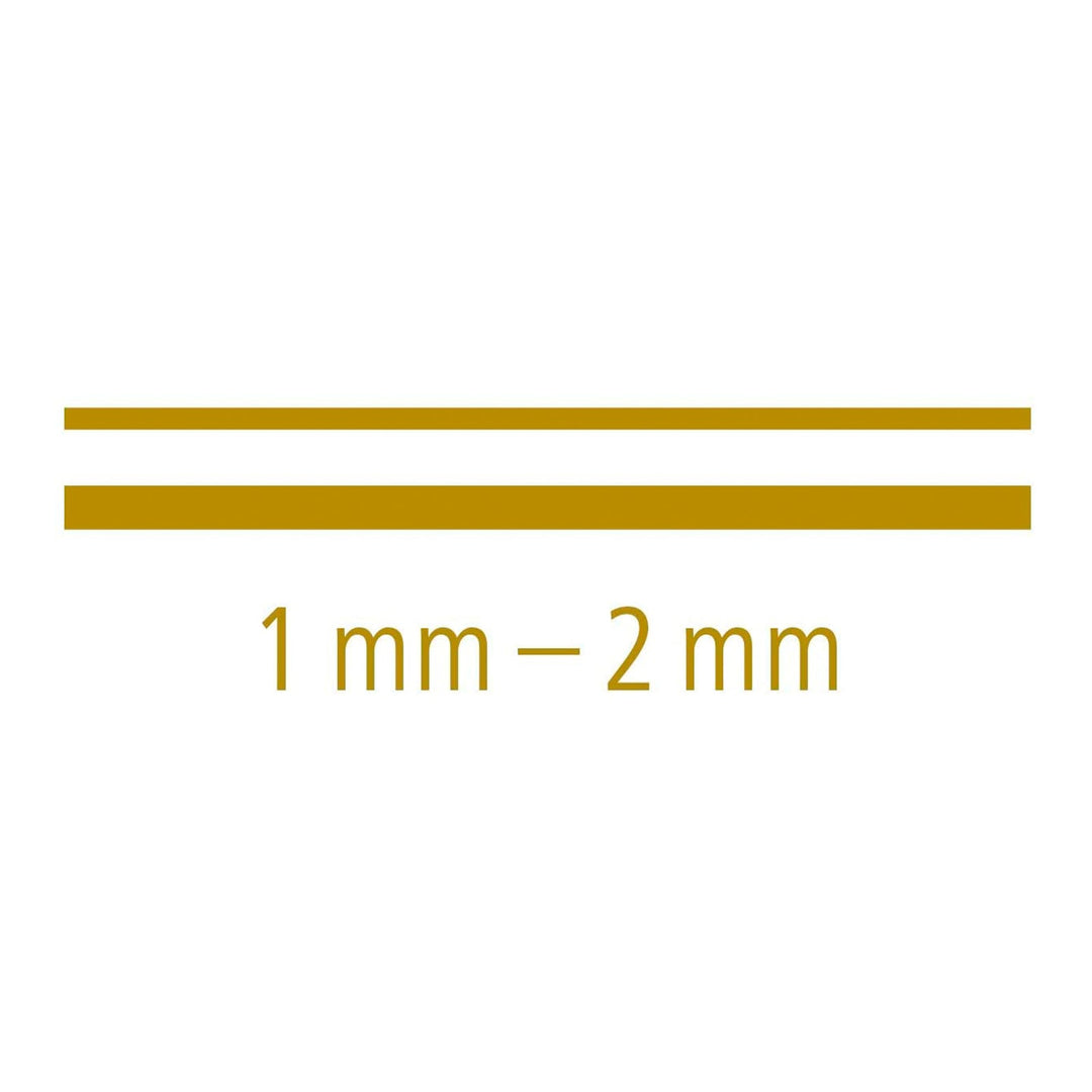 STAEDTLER - Blíster con 2 Rotuladores Metálicos de Punta Fina. Plateado y Dorado