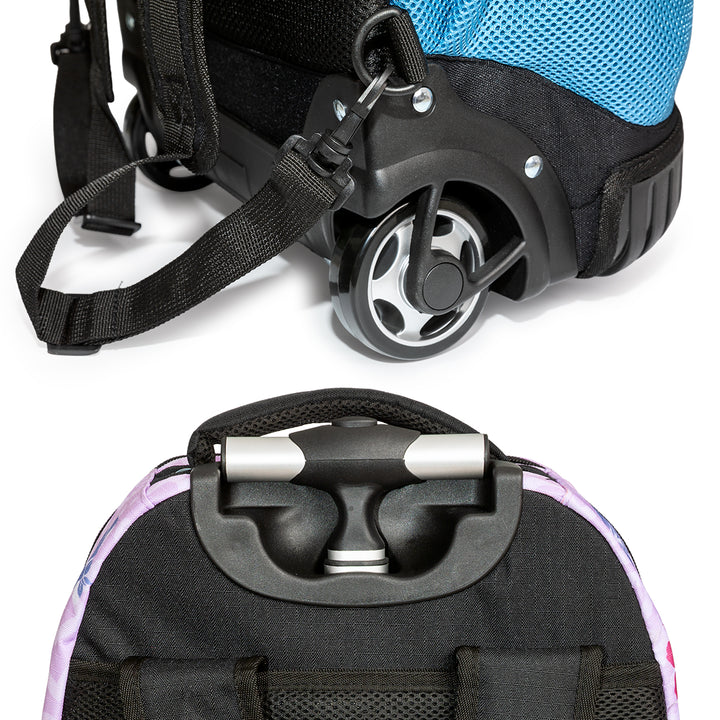 KARACTERMANIA - Disney Lilo y Stitch Mochila Escolar con Ruedas Trolley GTS FAN