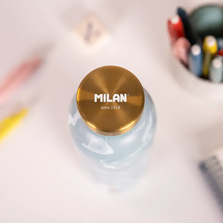 MILAN Lava - Botella Térmica Reutilizable 0.6L en Acero Inoxidable. Verde