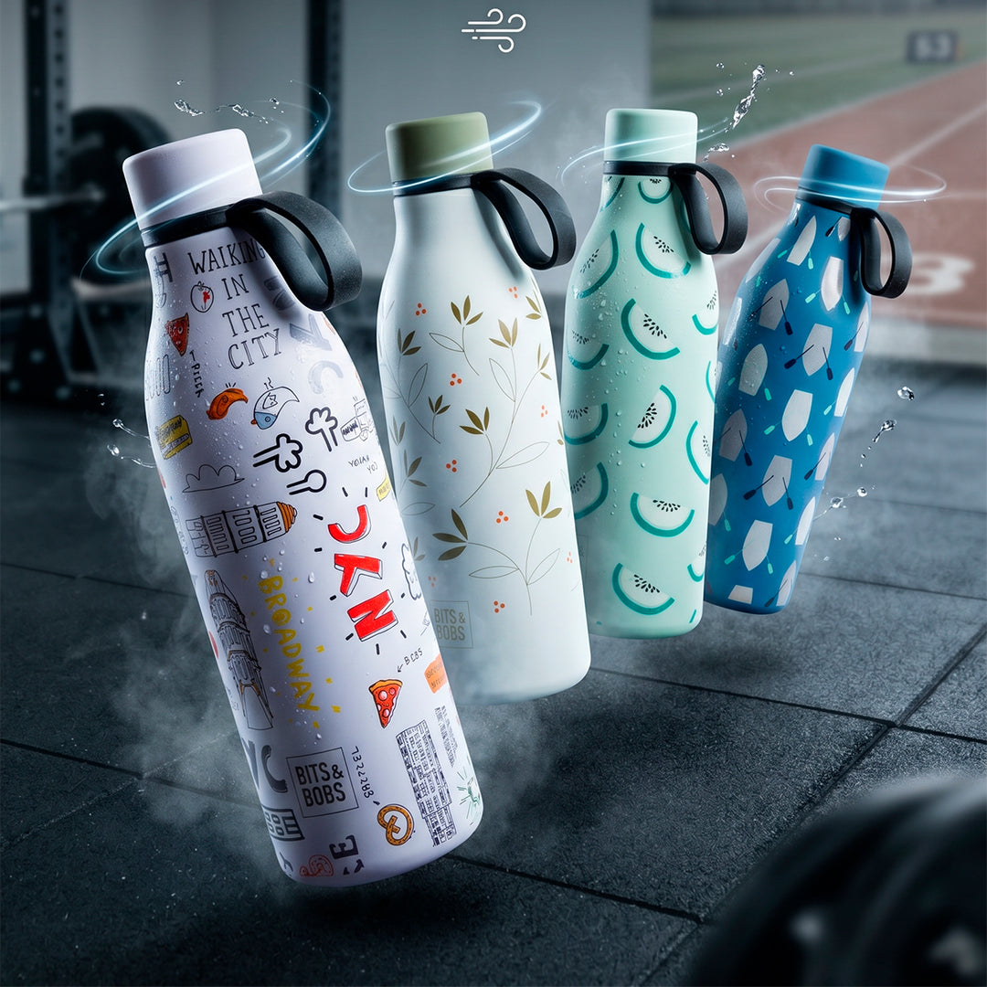 Grafoplas BitsBobs  - Botella Térmica Reutilizable de 0.55L con Interior Cerámico