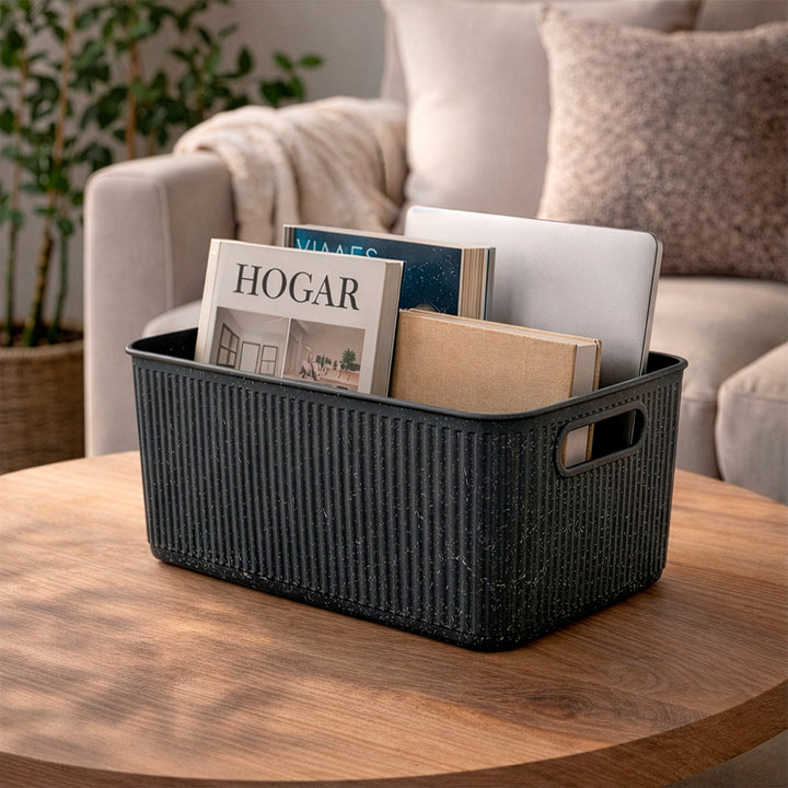 TATAY Baobab - Caja Organizadora Rectangular L 15L Plástico PP05. Cosmic Night