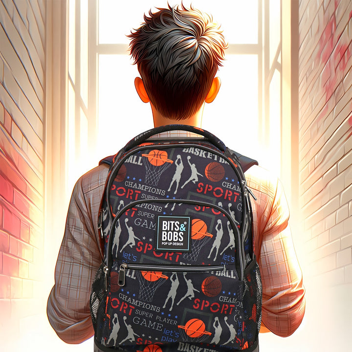 Grafoplás Design - Mochila Escolar 3 Cremalleras y Carrito Integrado. Acolchada. Alligator