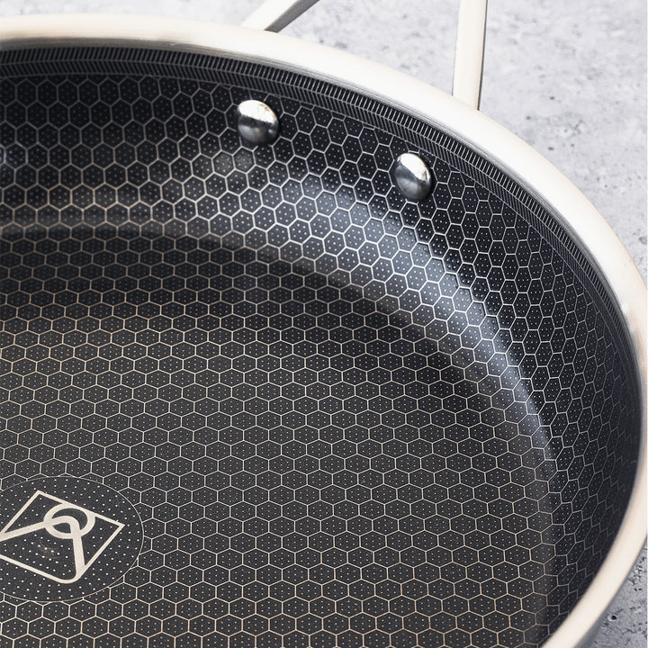 BRA Hybrid Cell - Sartén de Acero Inoxidable con Triple Fondo Difusor. Apta Inducción